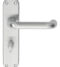 CARLISLE BRASS EL43SC IRIS LEVER ON BACKPLATE - BATHROOM 57MM C/C CSA (SATIN CHROME) 185MM X 41MM - PAIR