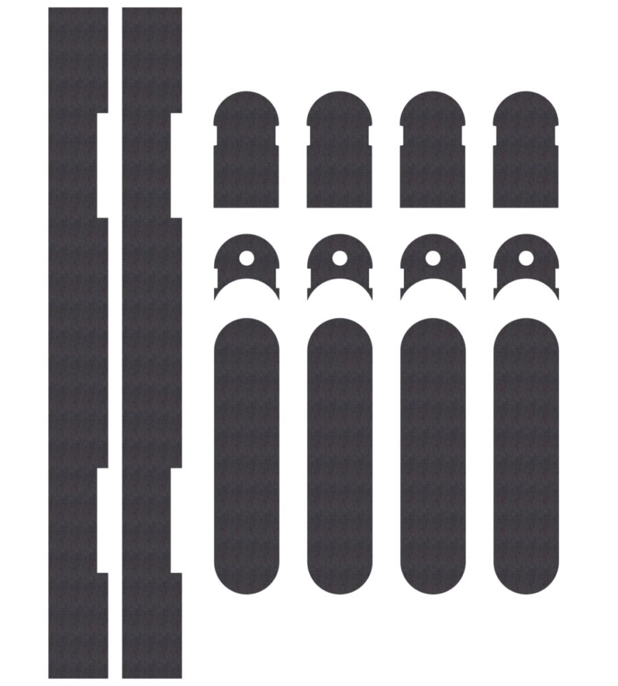 CARLISLE BRASS ES1130 EUROSPEC CONCEALED HINGE FIRE KIT S/A FD30 SUITS 1130