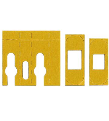 Carlisle Brass ES1283 Tubular Latch Kit To Suit 64/76mm Inc Intumescent For Backset Strike Plate – Pack