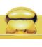 CARLISLE BRASS ES34 ESPAGNOLETTE - OVAL KNOB SET WITH 2 X 1.2 MTR BRASS RODS & KEEPERS