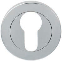 Carlisle Brass ESE1005SSS Escutcheon – Euro Profile On Concealed Fix Round Rose To Suit Sw4123x/Sss Only
