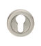 CARLISLE BRASS EUL001SN ESCUTCHEON - EURO PROFILE ON CONCEALED FIX ROUND ROSE