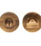CARLISLE BRASS EUL004AB TURN & RELEASE ON CONCEALED FIX ROUND ROSE - SET