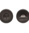 CARLISLE BRASS EUL004MBRZ TURN & RELEASE ON CONCEALED FIX ROUND ROSE - SET