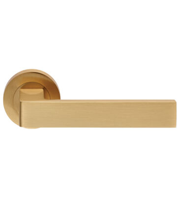 Carlisle Brass EUL010SB Sasso Lever On Concealed Fix Round Rose – Pair