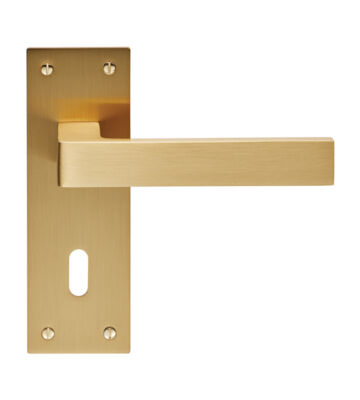 Carlisle Brass EUL011SB Sasso Lever On Backplate – Lock 57mm – Pair