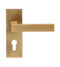 CARLISLE BRASS EUL011YAB SASSO LEVER ON BACKPLATE - EURO 47.5MM - PAIR