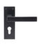 CARLISLE BRASS EUL011YMB SASSO LEVER ON BACKPLATE - EURO 47.5MM - PAIR