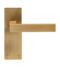 CARLISLE BRASS EUL012AB SASSO LEVER ON BACKPLATE - LATCH - PAIR