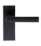 CARLISLE BRASS EUL012MB SASSO LEVER ON BACKPLATE - LATCH - PAIR