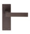 CARLISLE BRASS EUL012MBRZ SASSO LEVER ON BACKPLATE - LATCH - PAIR