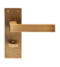 CARLISLE BRASS EUL013AB SASSO LEVER ON BACKPLATE - BATHROOM 57MM - PAIR