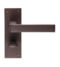CARLISLE BRASS EUL013MBRZ SASSO LEVER ON BACKPLATE - BATHROOM 57MM - PAIR