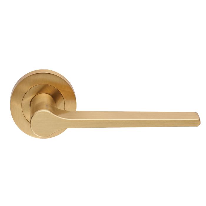 Carlisle Brass EUL020SB Velino Lever On Concealed Fix Round Rose - Pair -  Sealco Scotland