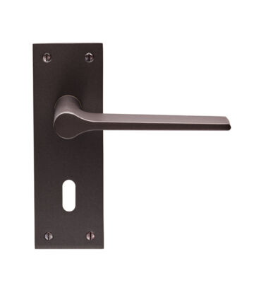 Carlisle Brass EUL021MBRZ Velino Lever On Backplate – Lock 57mm – Pair