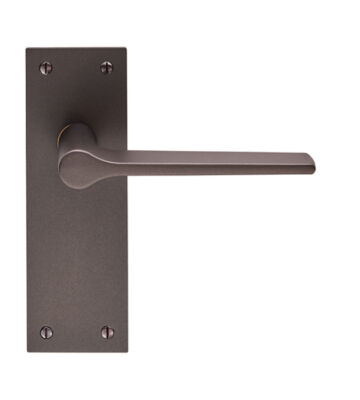 Carlisle Brass EUL022MBRZ Velino Lever On Backplate – Latch – Pair
