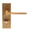 CARLISLE BRASS EUL023AB VELINO LEVER ON BACKPLATE - BATHROOM 57MM - PAIR