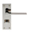 CARLISLE BRASS EUL023PN VELINO LEVER ON BACKPLATE - BATHROOM 57MM - PAIR