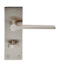 CARLISLE BRASS EUL023SN VELINO LEVER ON BACKPLATE - BATHROOM 57MM - PAIR