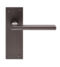 CARLISLE BRASS EUL032MBRZ TRENTINO LEVER ON BACKPLATE - LATCH - PAIR