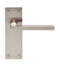 CARLISLE BRASS EUL032SN TRENTINO LEVER ON BACKPLATE - LATCH - PAIR