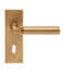 CARLISLE BRASS EUL041AB AMIATA LEVER ON BACKPLATE - LOCK 57MM - PAIR