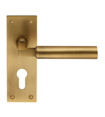 Carlisle Brass EUL041YAB Amiata Lever On Backplate – Euro 47.5mm – Pair