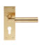 CARLISLE BRASS EUL041YSB AMIATA LEVER ON BACKPLATE - EURO 47.5MM - PAIR