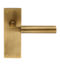 CARLISLE BRASS EUL042AB AMIATA LEVER ON BACKPLATE - LATCH - PAIR