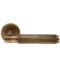 CARLISLE BRASS EUL050AB VARESE KNURLED LEVER ON CONCEALED FIX ROUND ROSE - PAIR