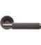 CARLISLE BRASS EUL050MBRZ VARESE KNURLED LEVER ON ROSE - PAIR