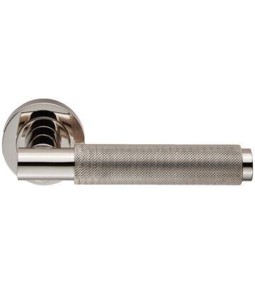 Carlisle Brass EUL050PN Varese Knurled Lever On Concealed Fix Round Rose – Pair