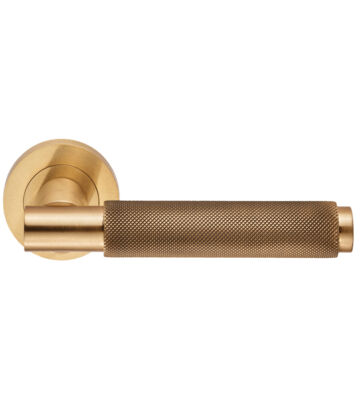 Carlisle Brass EUL050SB Varese Knurled Lever On Concealed Fix Round Rose – Pair