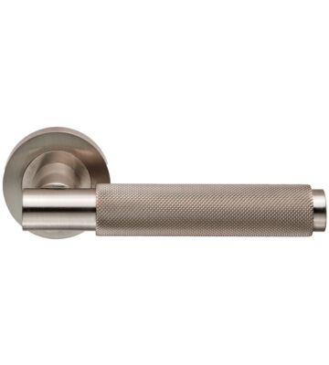 Carlisle Brass EUL050SN Varese Knurled Lever On Concealed Fix Round Rose – Pair