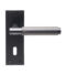 CARLISLE BRASS EUL051MB VARESE LEVER ON BACKPLATE - LOCK 57MM - PAIR