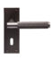 CARLISLE BRASS EUL051MBRZ VARESE LEVER ON BACKPLATE - LOCK 57MM - PAIR