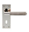 CARLISLE BRASS EUL051PN VARESE LEVER ON BACKPLATE - LOCK 57MM - PAIR