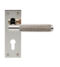 CARLISLE BRASS EUL051YPN VARESE LEVER ON BACKPLATE - EURO 47.5MM - PAIR