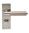 CARLISLE BRASS EUL053SN VARESE LEVER ON BACKPLATE - BATHROOM 57MM - PAIR