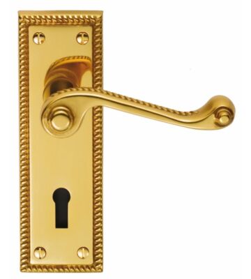 Carlisle Brass FG1 Georgian Lever On Backplate – Lock 57mm C/C 150mm X 48mm – Pair