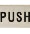 CARLISLE BRASS FPA1302SSS 30 X 75MM PUSH SYMBOL SIGN