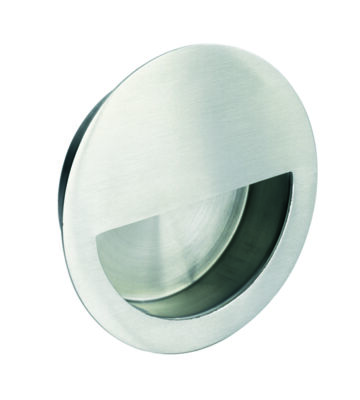 Carlisle Brass FPH1004SSS 90mm Dia. Flush Pull – Circular – Semi Circular Inset