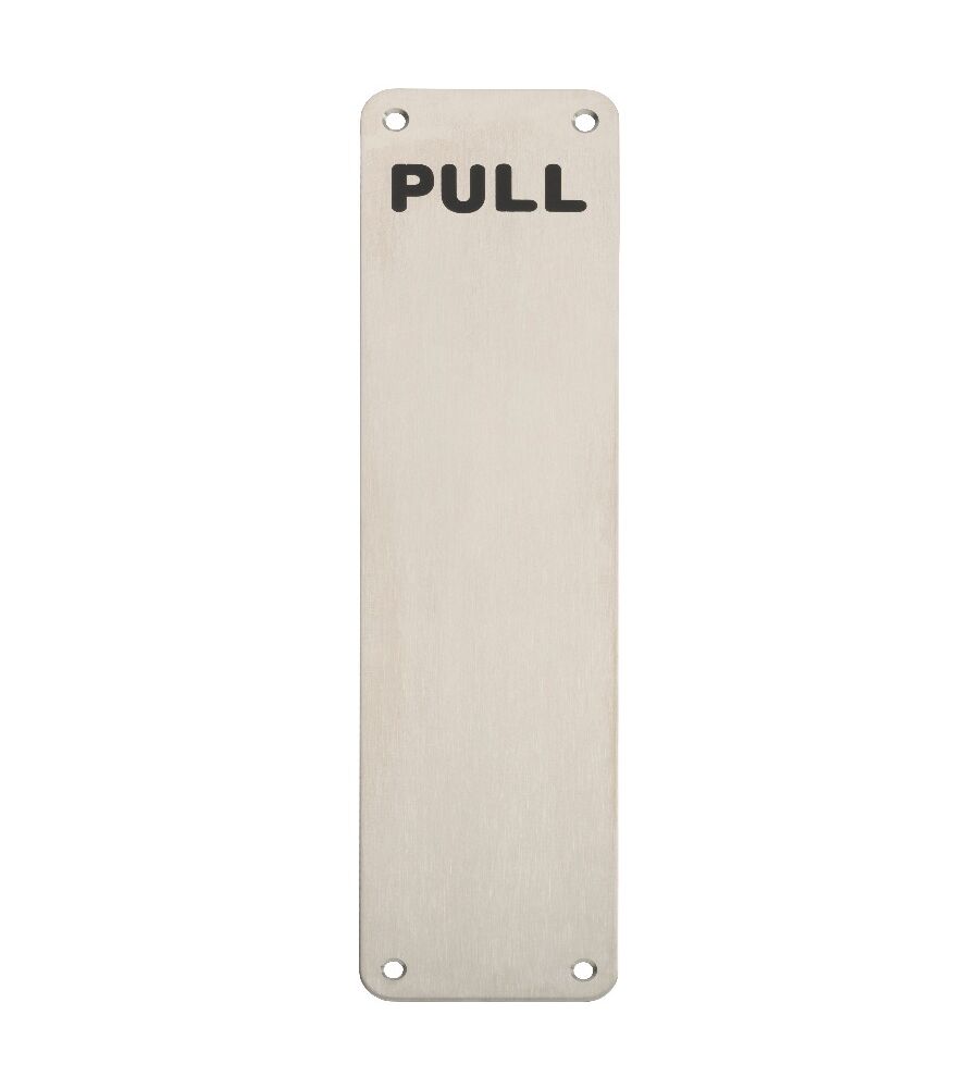 CARLISLE BRASS FPP1301SSS 300 X 75MM FINGER PLATE - PULL