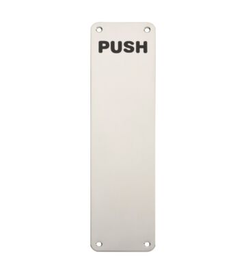 Carlisle Brass FPP1302BSS 300 X 75mm Finger Plate – Push