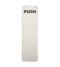 CARLISLE BRASS FPP1302BSS 300 X 75MM FINGER PLATE - PUSH