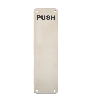 Carlisle Brass FPP1302SSS 300 X 75mm Finger Plate – Push