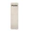 CARLISLE BRASS FPP1302SSS 300 X 75MM FINGER PLATE - PUSH