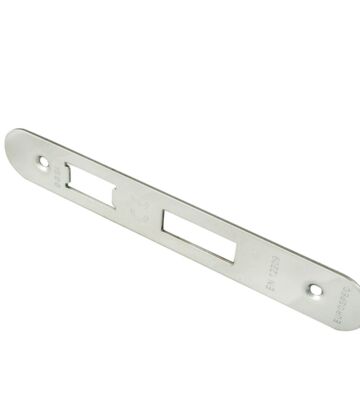 Carlisle Brass FSF5004BSS/R Forend Strike & Fixing Pack To Suit Architectural Sashlocks (Bas/Ess/Lss/Oss) Radius – Pack