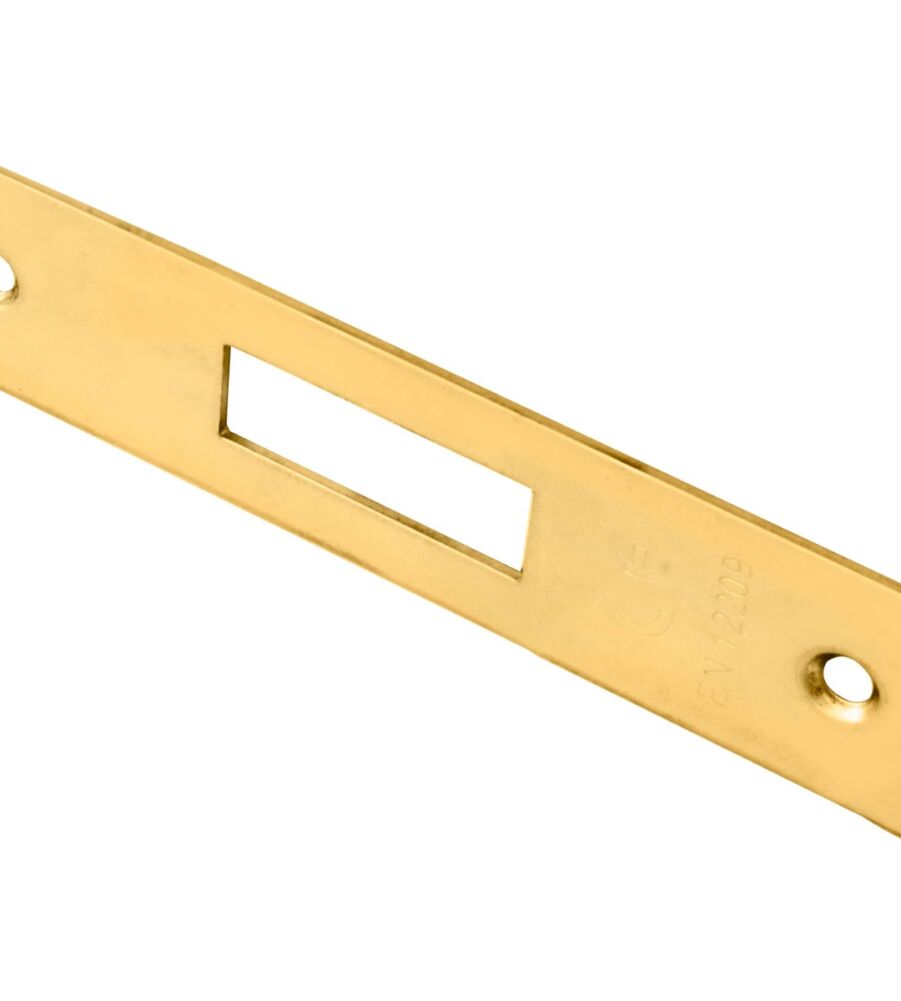 CARLISLE BRASS FSF5007PVD/R FOREND STRIKE & FIXING PACK TO SUIT ARCHITECTURAL DEADLOCKS (EDS/LDS) RADIUS - PACK
