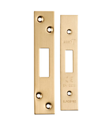 Carlisle Brass FSF5007SB Forend Strike & Fixing Pack To Suit Architectural Deadlocks (Eds/Lds) – Pack